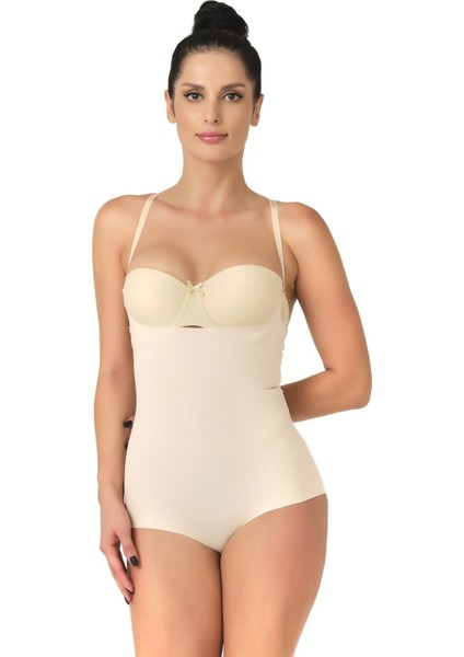 Ten Emay 2723 Lazer Kesim Göğsü Açık Slip Korse fiyatları