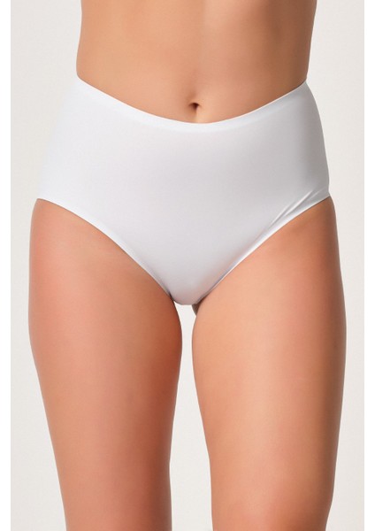 Beyaz 2804 Yapıştırma Lazer Brezilya Slip