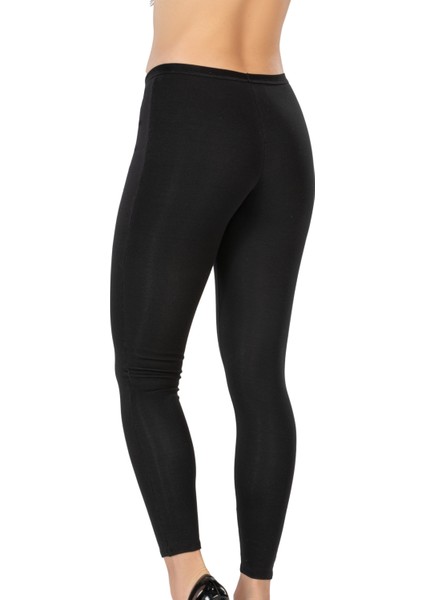 Siyah Emay 1434 Modal Cotton Termal Tayt