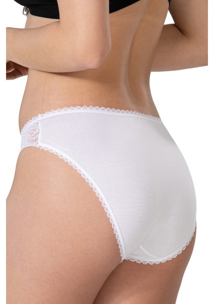 Beyaz Emay 1444 Modal Cotton Dantelli Külot