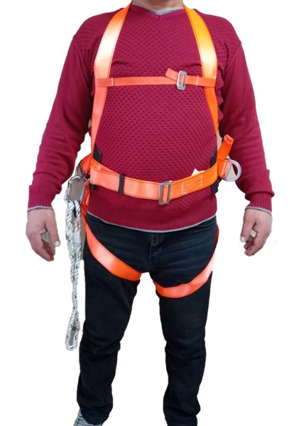 Paraşütçü Tipi (Giyilebilir) Emniyet Kemeri Bel Destekli