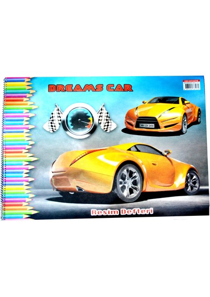 35X50 Spiralli Karton Kapak 15 Yaprak Resim Defteri 12 Adet fiyatları