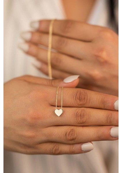 Minimal Kalp Kolye modelleri