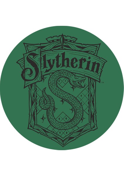 Slytherin Bardak Altlığı 11×11 cm Ahşap