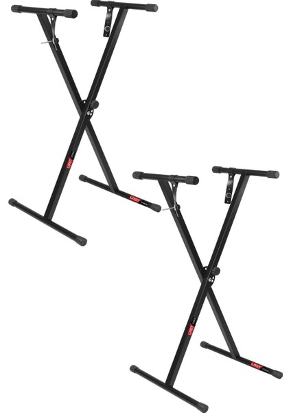 KS-01DX 2li Set Portatif Org Standı Kademeli Org Sehpası Sabitleme Kayışlı