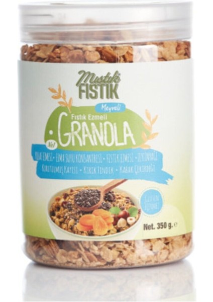 Fıstık Ezmeli Meyveli Granola 350 gr