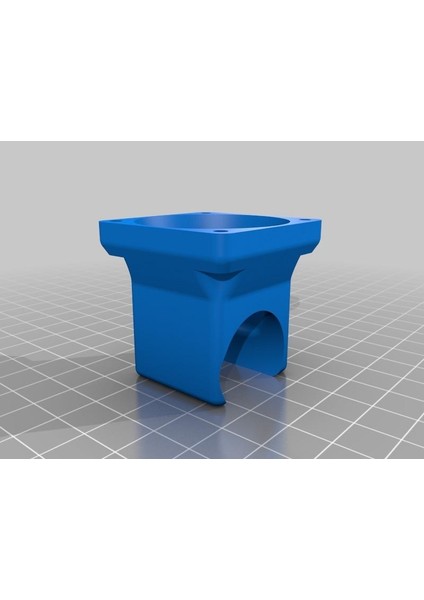 40MM Fanlı E3D Braketi Plastik Aparat