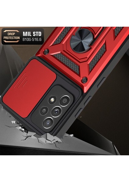Kamera Korumalı Destek Çubuklu Su Geçirmez Darbeye Dayanıklı Telefon Kılıfı - Samsung Galaxy A32 4g (Ab Versiyonu) (Yurt Dışından) fiyatları