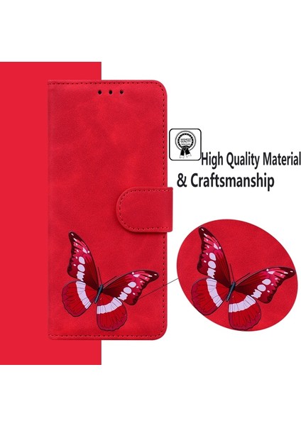 Ayarlanabilir Stand Kapaklı Kelebek Desenli Tasarım Pu Deri Cüzdan Işlevli Telefon Kılıfı - Samsung Galaxy A02S (Yurt Dışından) indirimleri
