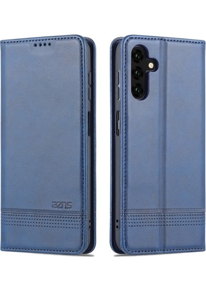 Galaxy A13 5g Için Cüzdan Tasarım Pu Deri Telefon Kılıfı (Yurt Dışından)