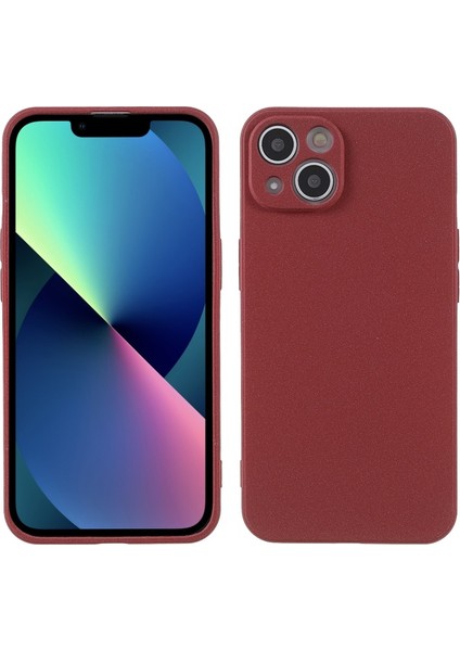 iPhone 13 Mini Için Çizilmez Çift Taraflı Tpu Telefon Kılıfı - Kırmızı (Yurt Dışından)