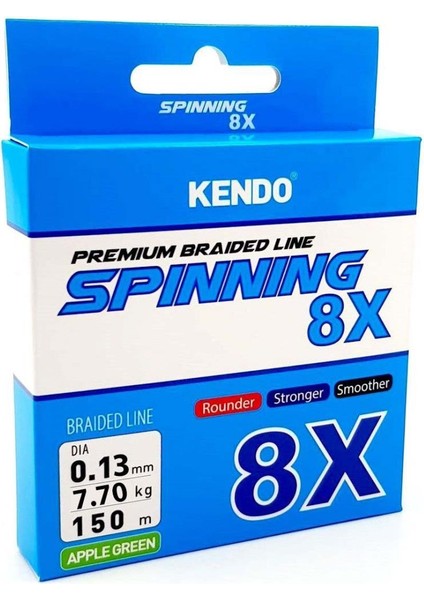Spinning 8x Fighting 150 mt 0.13 mm
