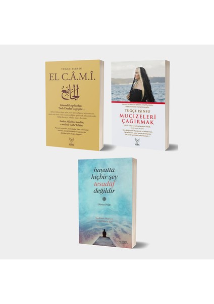 El Cami - Mucizeleri Çağırmak - Hayatta Hiçbir Şey Tesadüf Değildir 3 Kitap Set - Tuğçe Işınsu