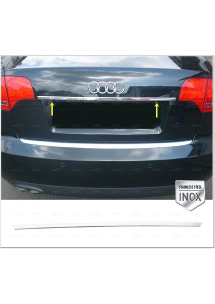 Ebal Oto Audi A4 Krom Bagaj Çıtası 2001-2008 Arası P. Çelik