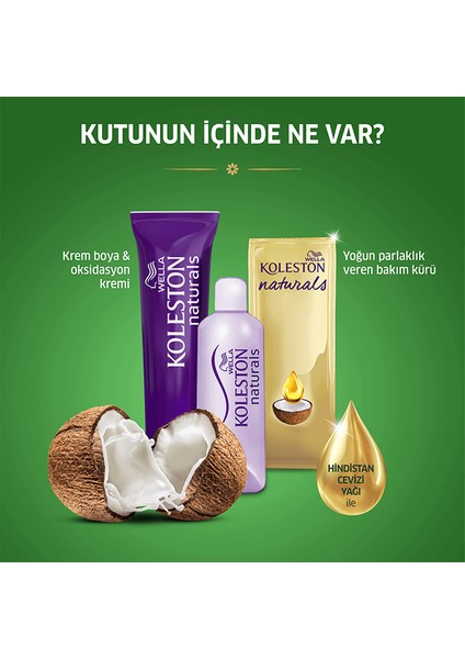 Naturals Saç Boyası No: 5/0 Açık Kahve