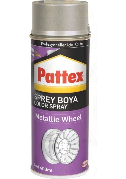 Pattex Sprey Boya Metallic Wheel Jant Temizleme Spreyi