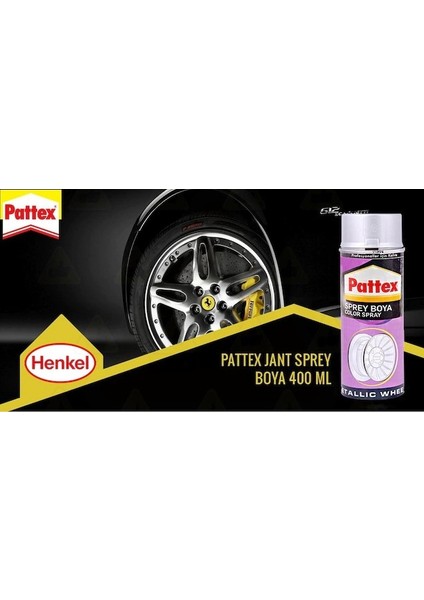 Pattex Sprey Boya Metallic Wheel Jant Temizleme Spreyi