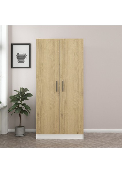 Kale 2 Kapaklı Dolap - Pera Ceviz 210 cm