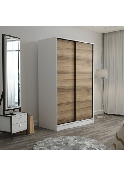 Kale 2 Kapaklı Sürgülü Dolap 120 cm - Beyaz/dore 210 cm modelleri