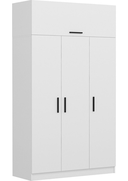 Kale 3 Kapaklı Zincir Dolap-Yüklük - Beyaz 210 cm modelleri
