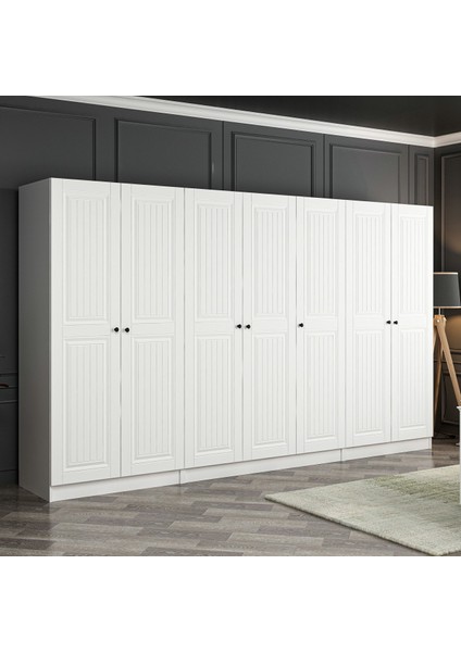 Kale 7 Mebran Kapaklı 2ç Dolap - Beyaz 210 cm fiyatları