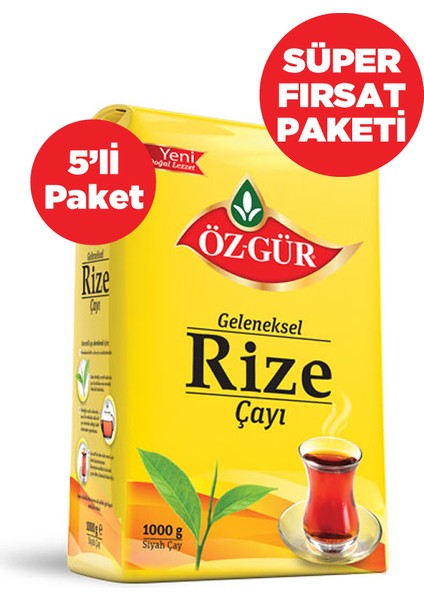 Geleneksel Rizenin Çayı 1000 G (5'li Paket)