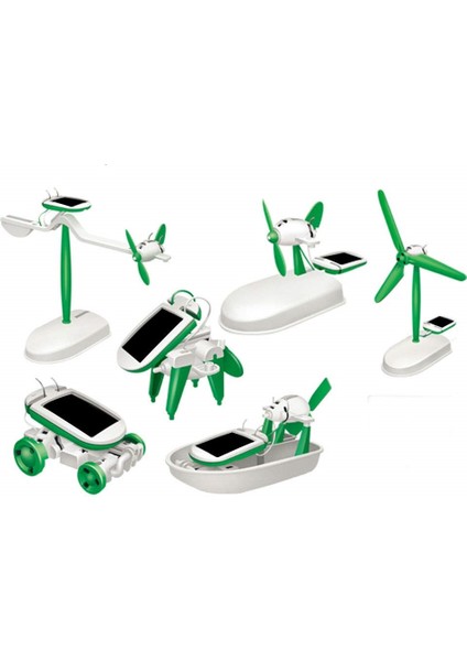 Solar Robot Mucit Kiti - 6 In 1