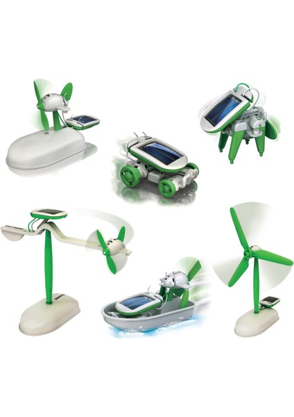 Solar Robot Mucit Kiti - 6 In 1