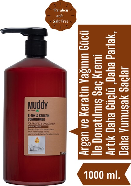 B-Tox Keratin Onarıcı Saç Kremi 1000 ml