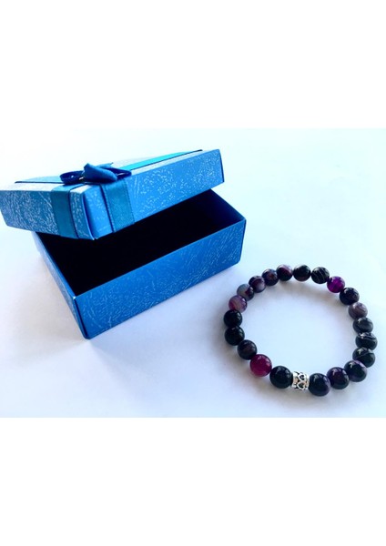 %100 Ametis Doğal Taş Bileklik (2 Adet Tane Yedek Lastikli) fiyatları