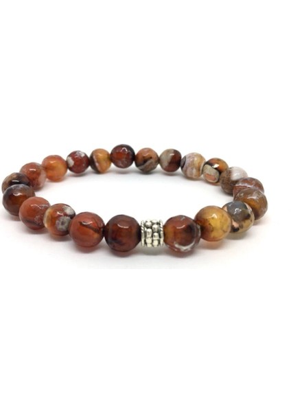 % 100 Sitrin ve Akik Doğaltaş Bileklik