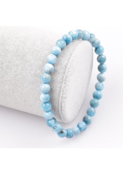 Apatit Doğal Taş Bileklik 6 mm Küre Kesim