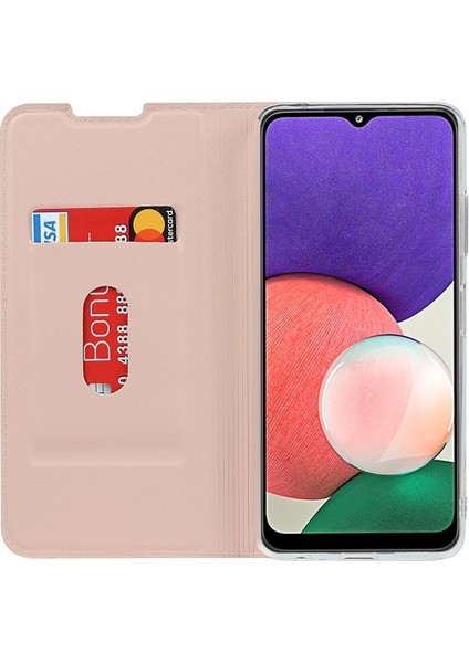 Samsung Galaxy A22 5g Için Kart Yuvalı Deri Telefon Kılıfı (Yurt Dışından) indirimleri