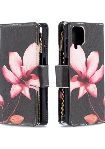 BF03 Galaxy A12 Için Desen Baskı Fermuarlı Deri Telefon Kılıfı (Yurt Dışından) fiyatları