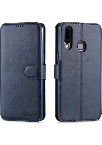 Galaxy A20S Için Deri Telefon Kılıfı (Yurt Dışından)
