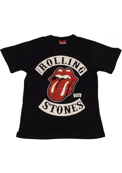 The Rolling Stones Vintage Tongue Tişört Siyah