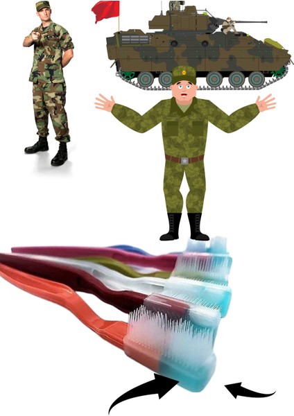 Tek Kullanımlık Diş Fırçası (1 kullanımlık diş macunu içinde) 80'li paket