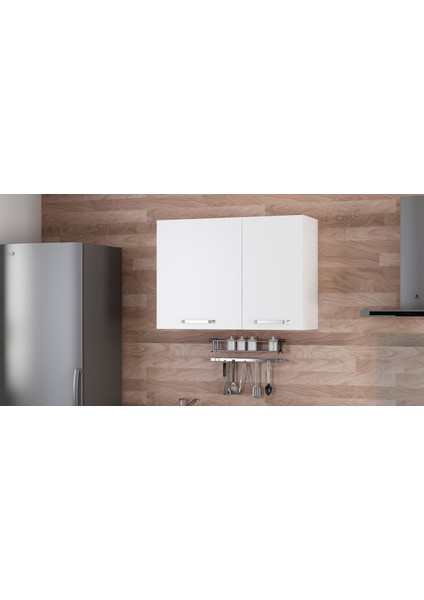 100 cm Mutfak Dolabı Beyaz 100-B1-ÜST Modül