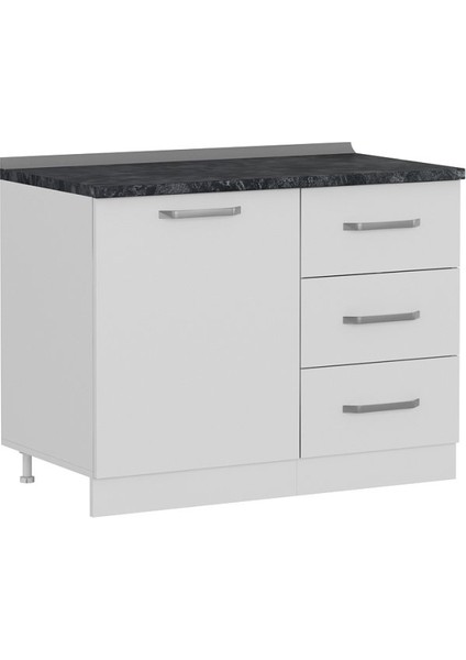 110 cm Mutfak Dolabı Beyaz 110-B1-ALT Modül