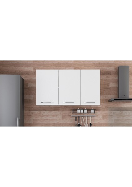 130 cm Mutfak Dolabı Beyaz 130-B1-ÜST Modül