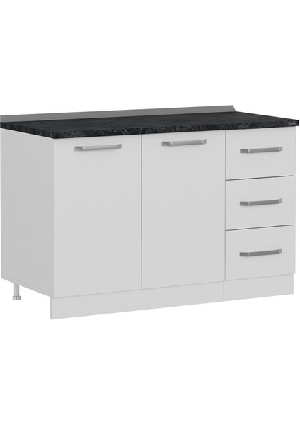 130 cm Mutfak Dolabı Beyaz 130-B2-ALT Modül fırsatları