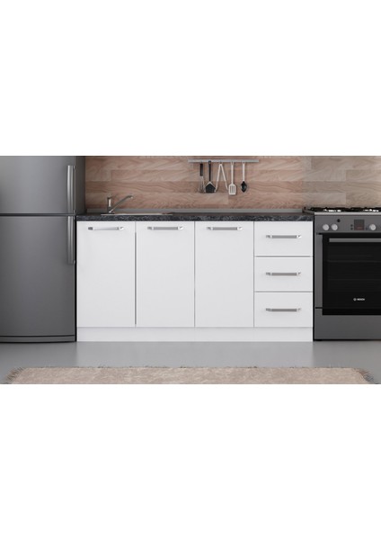 160 cm Mutfak Dolabı Beyaz 160-B1-ALT Modül