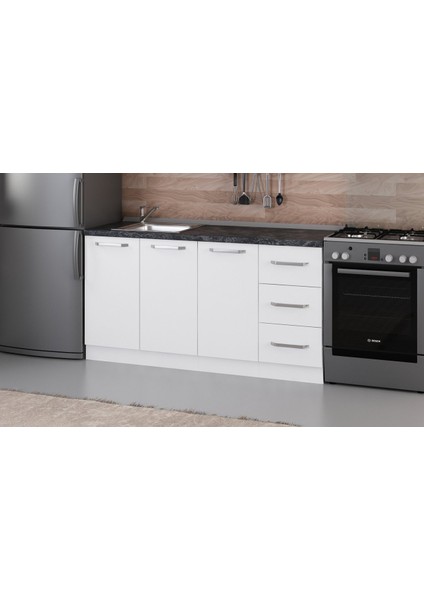 160 cm Mutfak Dolabı Beyaz 160-B1-ALT Modül