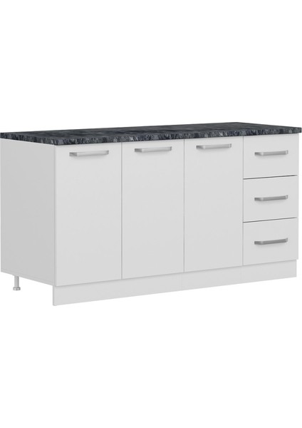 160 cm Mutfak Dolabı Beyaz 160-B1-ALT Modül