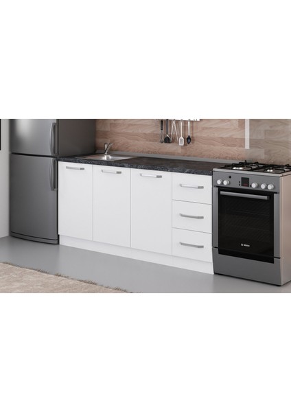 175 cm Mutfak Dolabı Beyaz 175-B1 -Alt Modül modelleri