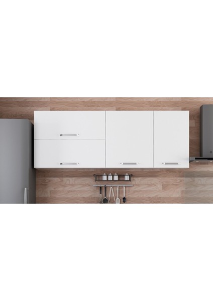 195 cm Mutfak Dolabı Beyaz 195-B2-ÜST Modül