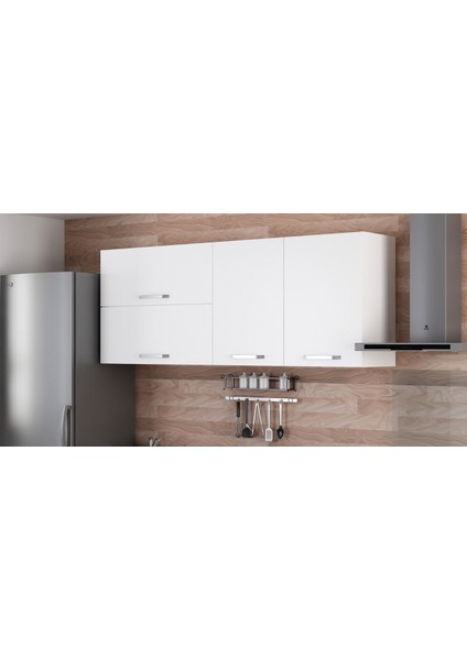 190 cm Mutfak Dolabı Beyaz 190-B2-ÜST Modül