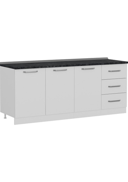 200 cm Mutfak Dolabı Beyaz 200-B2-ALT Modül