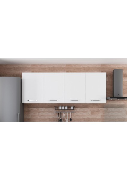 200 cm Mutfak Dolabı Beyaz 200-B2-ÜST Modül