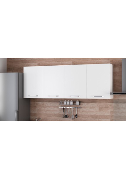 200 cm Mutfak Dolabı Beyaz 200-B2-ÜST Modül